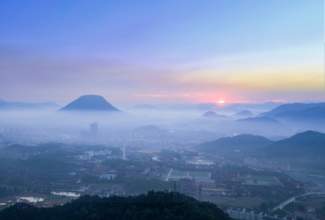 八面山日出